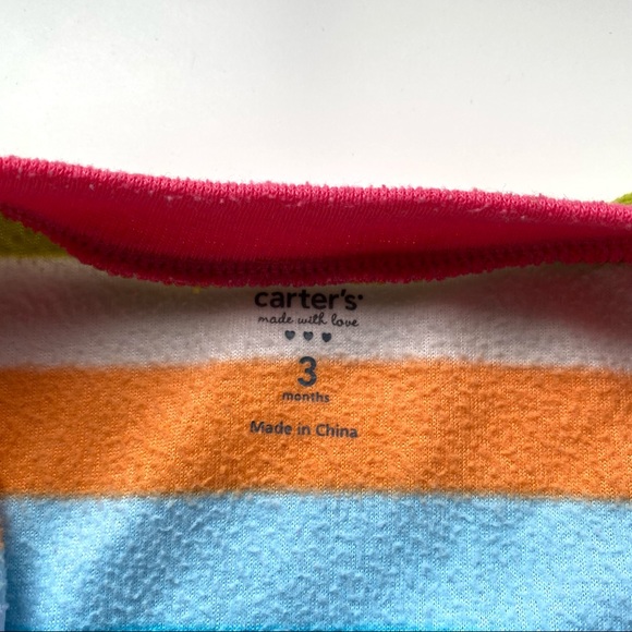 Two pack Pekkle Long Sleeve Sleeper Footie Onesie Pink White Green Blue Size 3m - Picture 4 of 8